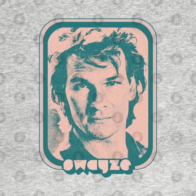 Patrick Swayze // Retro 80s Fan Aesthetic Design by DankFutura